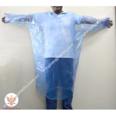 PE Disposable Aprons With Sleeves